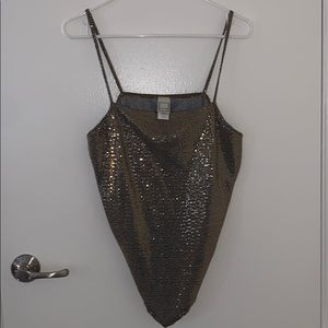 Spaghetti strap crop top